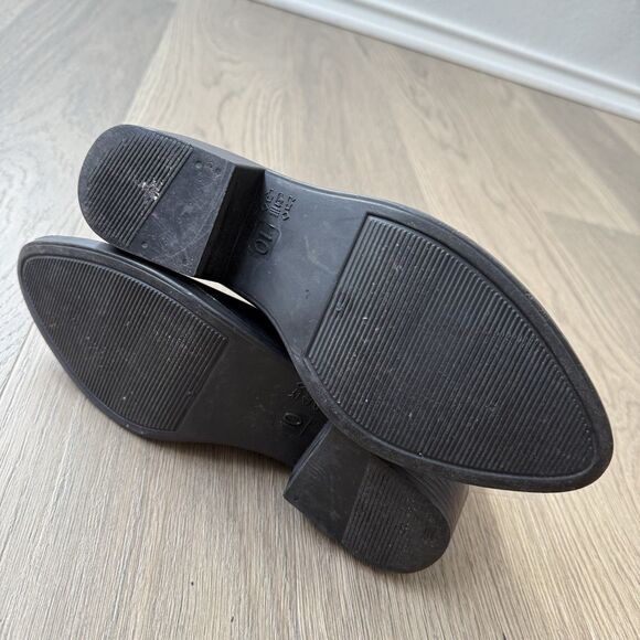 Jeffrey Campbell Boots Women 10 Black Matte Rain Proof Ankle Bootie Chelsea - Picture 10 of 10